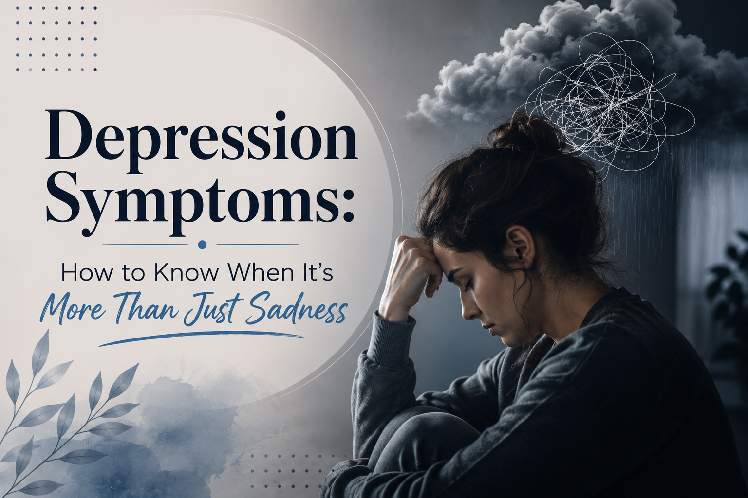 Depression Symptoms: How to Know When It's More Than Just Sadness