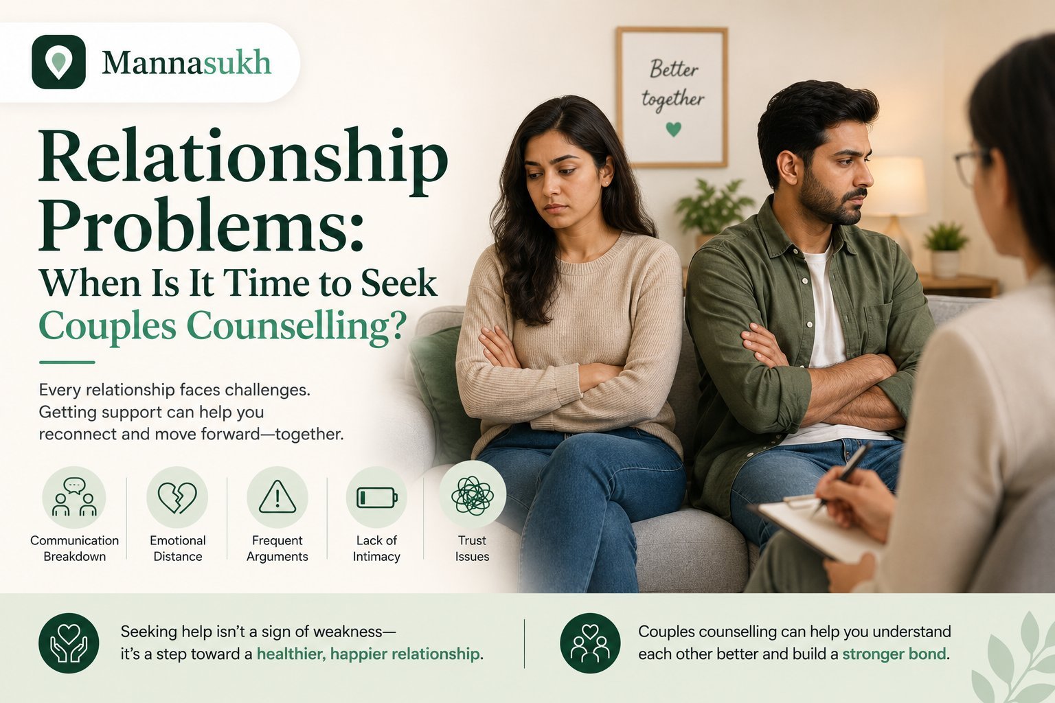 Relationship Problems: When Is It Time to Seek Couples Counselling?